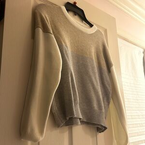 Color block sweater